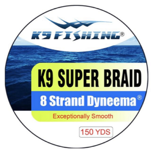 K9 Fishing Super Braid 8-Strand Dyneema logo
