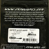 A back of the card for an ad.